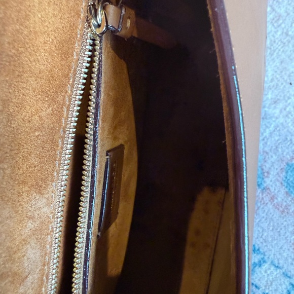 Jimmy Choo Tan Leather Shoulder Bag - Picture 10 of 16